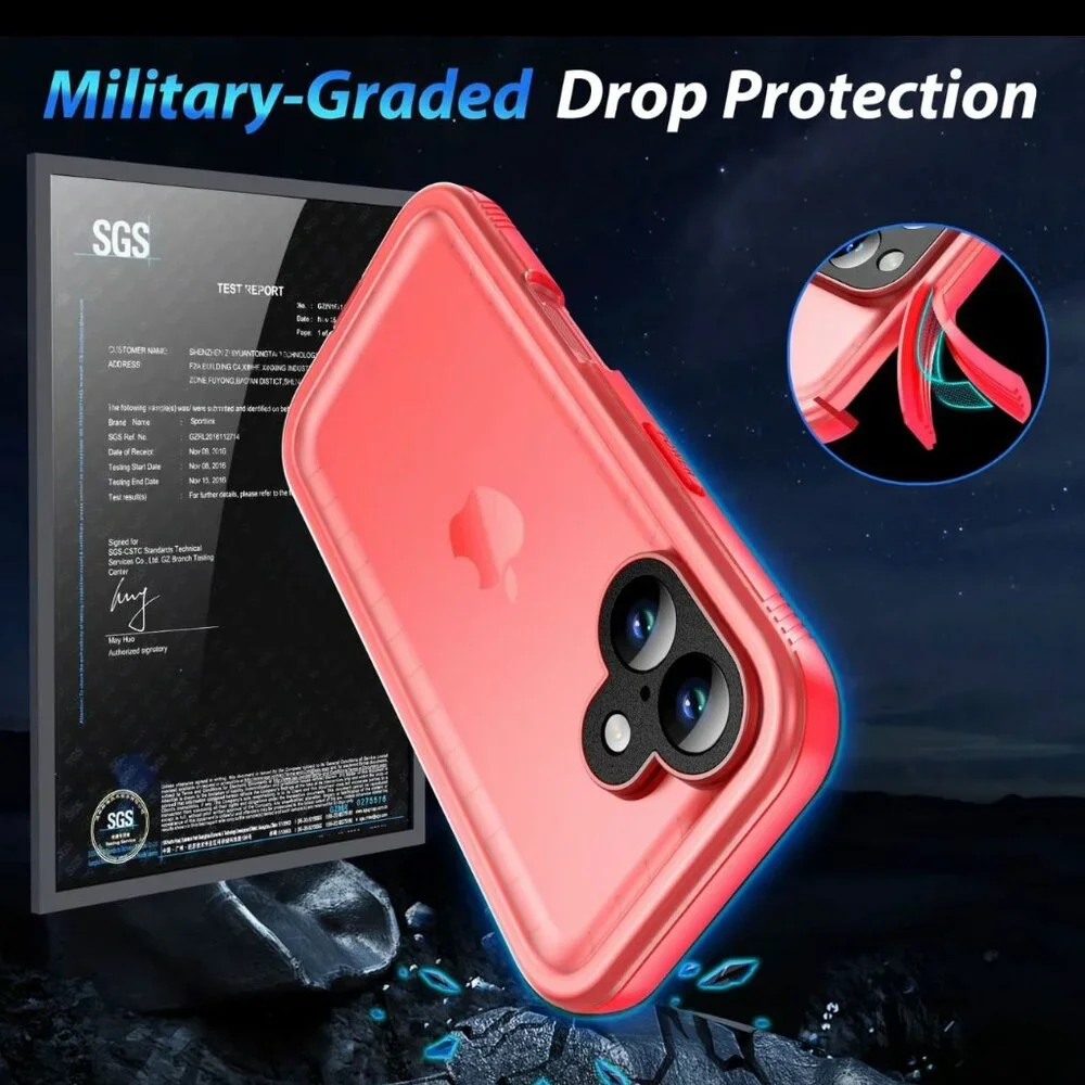 Sportlink Waterproof Case iPhone 15 Pro Max Shockproof ScreenProtectorCover NEW